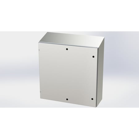 Saginaw Control & Engineering 1/4 Turn Latch Electrical Enclosures, 36 in H, 12 in D, 36 in W, NEMA 3R, 4, 4X, 12, 13 SCE-36EL3612SSST